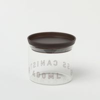 ガラス製キャニスター（400ml） グレー 1セット（1個×2） LAKOLE/ラコレ