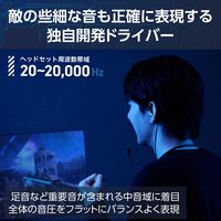ゲーミングイヤホン 有線 3.5mm3極 リケーブル可 ネックバンド マイク付き ブラック HS-VE300MBK エレコム 1個（直送品）