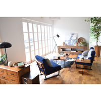 東谷 ROOM ESSENCE メネス 2人掛 幅1210mm ネイビー NS-623 1台（直送品）