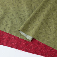 Patchwork Collection フラワーパターン スケア プリント生地 ブルー 巾約110cm×5mカット LR3087C-F-5（直送品）