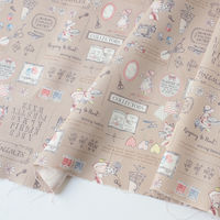 スーちゃんコレクション Sunbonnet Sue ソーイング プリント生地 ライトグリーン 巾約110cm×4mカット NCM25000-（直送品）