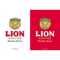 【コーヒー粉】ライオンコーヒー ストロベリーホワイトチョコレート 1袋（198g）（わけあり品）