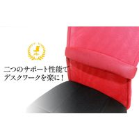 Netforce MATCH メッシュバックチェア 肘無 オフィスチェア 腰痛対策 ブラック VMC-29-AW-BK 1脚（直送品）