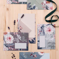 クレールフォンテーヌ ポレン封筒 ボタニックガーデン C6サイズ ダークbl FSC認証 cf55034 1パック（直送品）