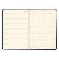 ２０２５年度１月始まりダイアリー ロディア ウェブプランナー　ウィークリーホリゾンタルＡ６ 1週間レフトタイプ ブラック 1冊（直送品）