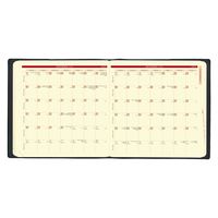 ２０２５年度１月始まりダイアリー クオバディス エグゼクティブノート　アンパラ １週間バーチカルタイプ レッド 1冊（直送品）