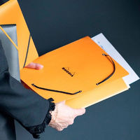 ロディア エラスティックフォルダA5 オレンジ cf19248 1枚（直送品）