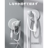 VOLTME USB充電ケーブル 1m USB-A[オス] - USB Type-C[オス] 60W シリコン製 ホワイト 1本