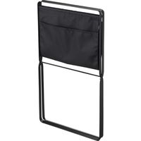 tower（タワー） 折り畳み高床式ランドリーバスケット タワー ブラック 5662 1台 山崎実業