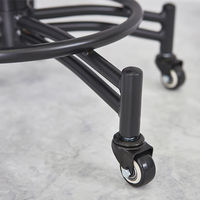 SEVEN BEAUTY (セブンビューティー) スツール MODERN (モダン) グレージュ 43617 1台（直送品）