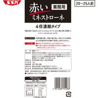 清水食品 業務用赤いミネストローネ（4倍濃縮タイプ）1kg 1セット（1個×3）