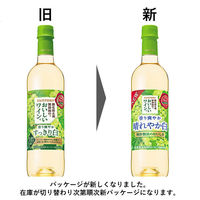 サントリー 酸化防止剤無添加のおいしいワイン。香り爽やかすっきり白　白ワイン　やや甘口　720ml　1セット（1本×12）