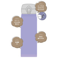 サーモス マイボトルカバー パープル APJ-500 PL 1個