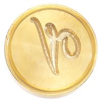 エルバン（HERBIN） シーリング　替スタンプ　アルファベット Ｖ 1個（直送品）