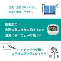 タニタ（TANITA） 抗菌でか見えタイマー キッチンタイマー チェリーレッド TD429RD TD-429-RD 1個