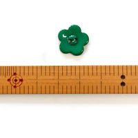 日本紐釦貿易 花型カラーボタン アソートセット 15mm 6個入 茶 CG9730-BR 1セット5袋(バラで30個入（直送品）