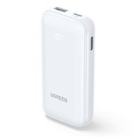 UGREEN 10000mAh 急速充電モバイルバッテリー 30W ホワイト UGR-BY-000005 1個