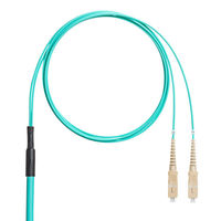 サンワサプライ  コード集合型光ファイバケーブル（マルチ50μmOM3、両端SC×2、70m） HKB-CSOM3SCSC-070（直送品）