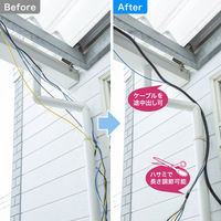 サンワサプライ コルゲートチューブ(ブラック・2m巻き・内寸直径13.8mm) CA-304 1本