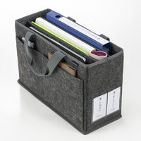 サンワサプライ フェルトBOXバッグ BAG-TW9BK 1個