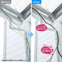 サンワサプライ コルゲートチューブ(ブラック・2m巻き・内寸直径10.7mm) CA-303 1本