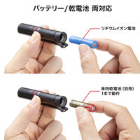 サンワサプライ ペン型ライト(ショートタイプ) LED-PEN2BK 1個（直送品）