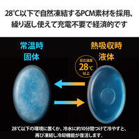 スマホ 冷却 パッド 2個入 BIGサイズ 吸熱 PCM素材 繰り返し使用可 ライトブルー P-SMPT02BUW エレコム 1個