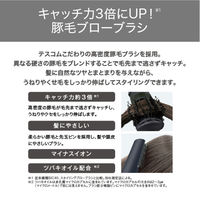 くるくるドライヤー カールドライヤー マイナスイオン 豚毛ブローブラシ 国内・海外両用 ブラック TC565A-K テスコム 1個