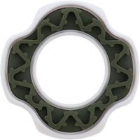 ペティオ かんでるリング デンタル ハードタイプ 超小型犬～小型犬用 国産 1個 犬 おもちゃ デンタルケア