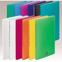 リヒトラブ AQUA DROPs クリヤーブック A4S 20ポケット 藤 N-5000-10 1冊