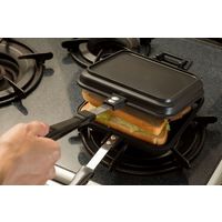 アイリスオーヤマ ホットサンドメーカー 直火 ガス火 具だくさんホットサンドメーカー シングル ガス火専用 NGHS-SG（直送品）