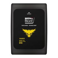 メンズビオレ 顔もふけるボディシート ポケモンデザイン リフレッシュミントの香り 28枚 花王 汗拭きシート 汗ふきシート