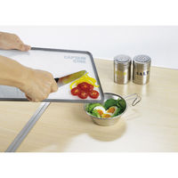 キャプテンスタッグ ガード付きカッティングボード UH-4728 1個