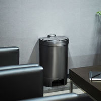 VARIAS DiETZ DustBox30 フットセンサーダストボックス シルバーグレー VA-DIETZ-SO30-SGY 1台（直送品）