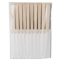 溝端紙工印刷 寄付型国産割箸 小袋入 天削 24cm 1セット（40膳：20膳入×2袋）