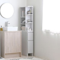 佐藤産業 DOLLY 隙間収納 幅200×奥行450×高さ1600mm ホワイト DOK160-20SS WH 1台（直送品）