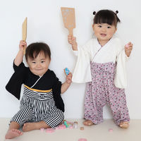 Aenak（アエナック）ボトム花柄ロンパース ピンク 80cm 1着 ROK