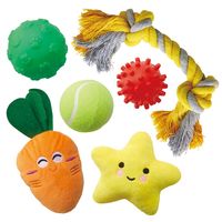 熱血遊び隊！ボールがコロコロバラエティーパック 小型～中型犬用 1袋（6個入）マルカン 犬用 おもちゃ