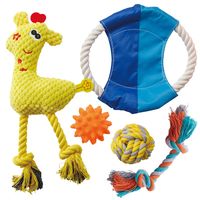 熱血遊び隊！ロープバシバシバラエティーパック 超小型～小型犬用 1袋（5個入）マルカン 犬用 おもちゃ