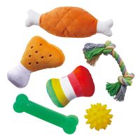 熱血遊び隊！ほねルンルンバラエティーパック 小型～中型犬用 1袋（6個入）マルカン 犬用 おもちゃ