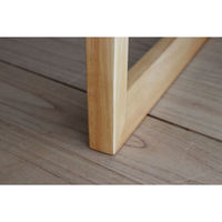 【軒先渡し】ハウタ ダイニングテーブル 幅1400×奥行800×高さ720mm ベージュ 54679390 1台（直送品）