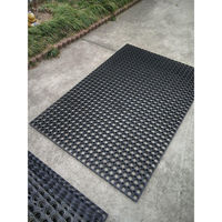 昭光物産(株) 有孔マット ブラック 910x610x12 631115 1セット(2個)（直送品）