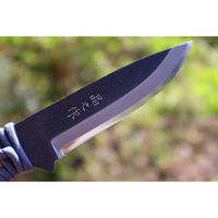 トヨクニ アウトドアナイフ:MASANO 白鋼 パラシュートコード グレー 皮ケース 晶之作 tygr230410-037 1本（直送品）