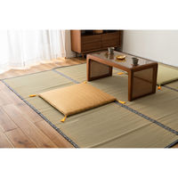 東谷 ROOM ESSENCE 座布団 幅700×奥行700mm ゴールド BC-114FGD 1枚（直送品）