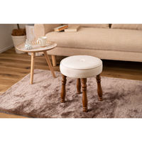 東谷 ROOM ESSENCE ビューグ スツール アイボリー BGL-250IV 1台（直送品）