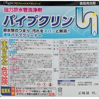 パイプクリン 強力排水管洗浄剤 4L 1本 ラグロン