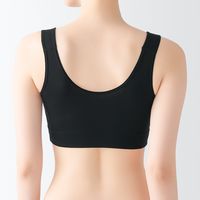 【レディース】無印良品 婦人 なめらかナイトブラジャー 婦人M 黒 良品計画