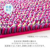 藤栄 バスマット ミント Mサイズ 60×40cm MF-003 4545229155392 1個