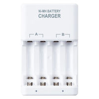 充電池＋充電器 550mAh 単4形 ピンク 2本 ニッケル水素充電池専用 1セット オリジナル