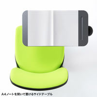 サンワサプライ ミーティングチェア テーブル付き グリーン SNC-T165G 1脚（直送品）